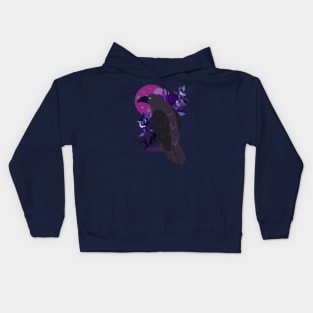 Purple crow Kids Hoodie